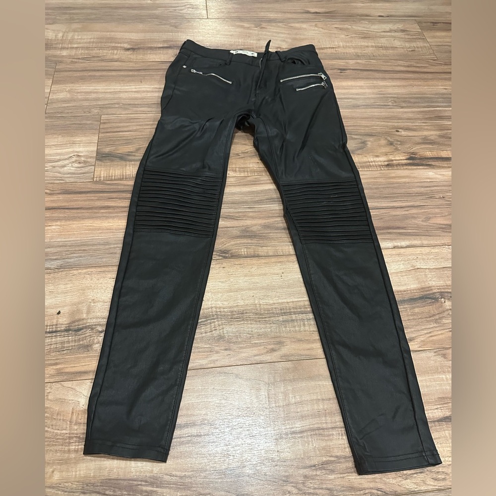 Faux Leather Pants